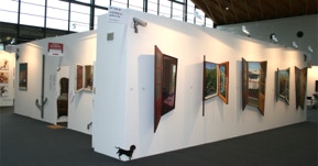 A Sense of Place' Installation by Paul Critchley at Art Karlsruhe Art Fair 2016, view 7