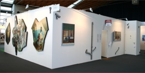 A Sense of Place' Installation by Paul Critchley at Art Karlsruhe Art Fair 2016, view 3