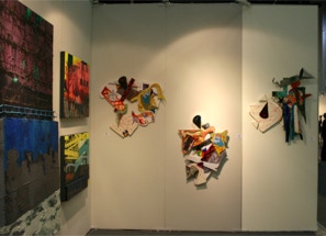 View 4 of stand Art Helsinki 2013, Michael Downs & Sasja Hagens